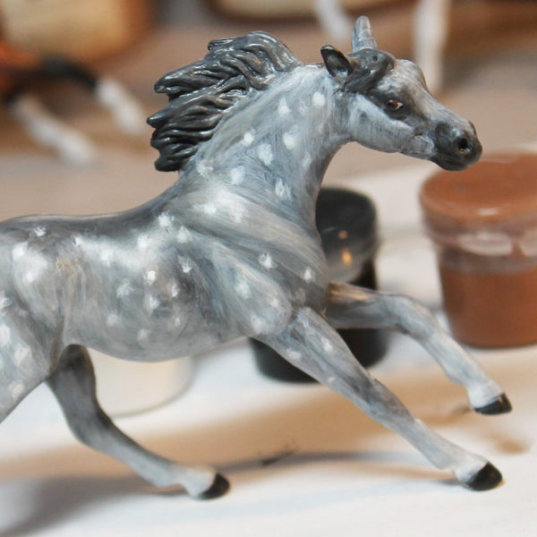 Horse - Dapple Gray Warmblood | 3D model