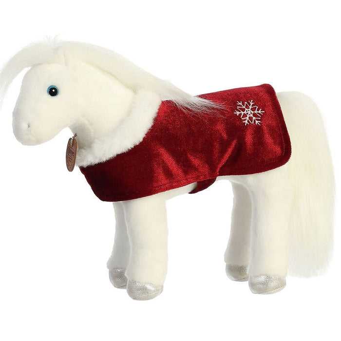 13" PLUSH HOLIDAY HORSE - JOY | Retired