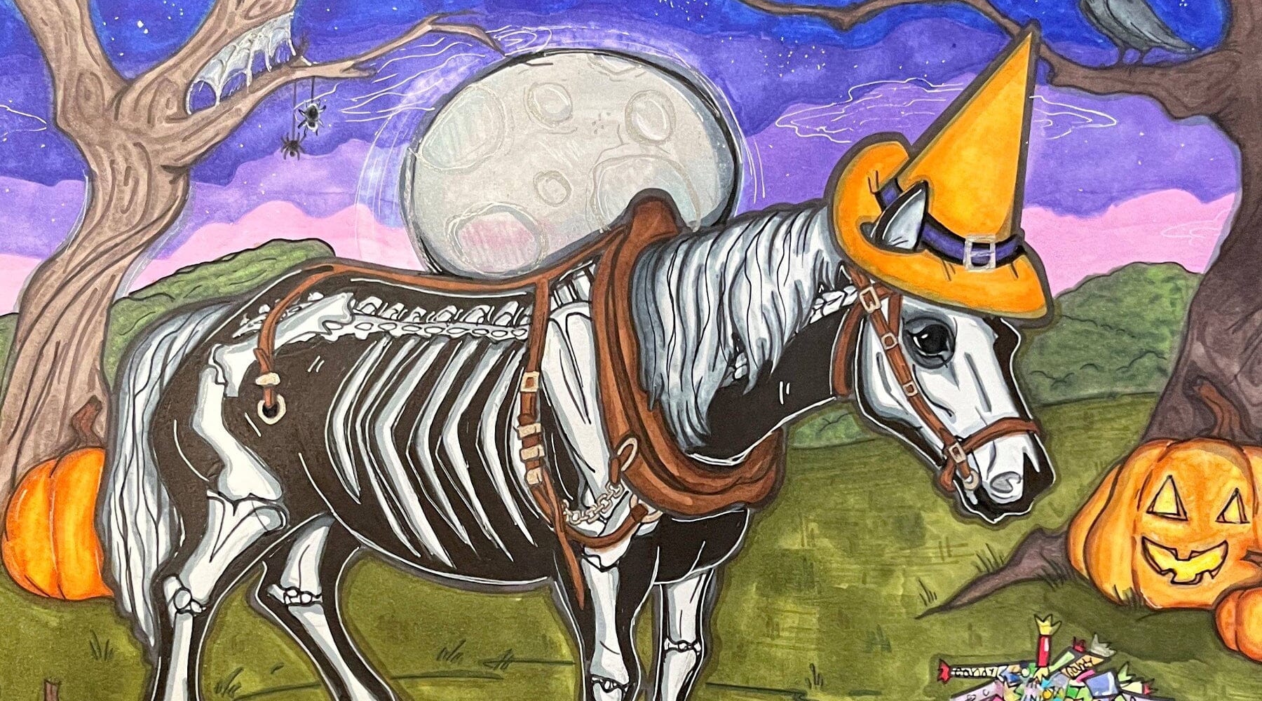 2024 Halloween Coloring Contest Results!