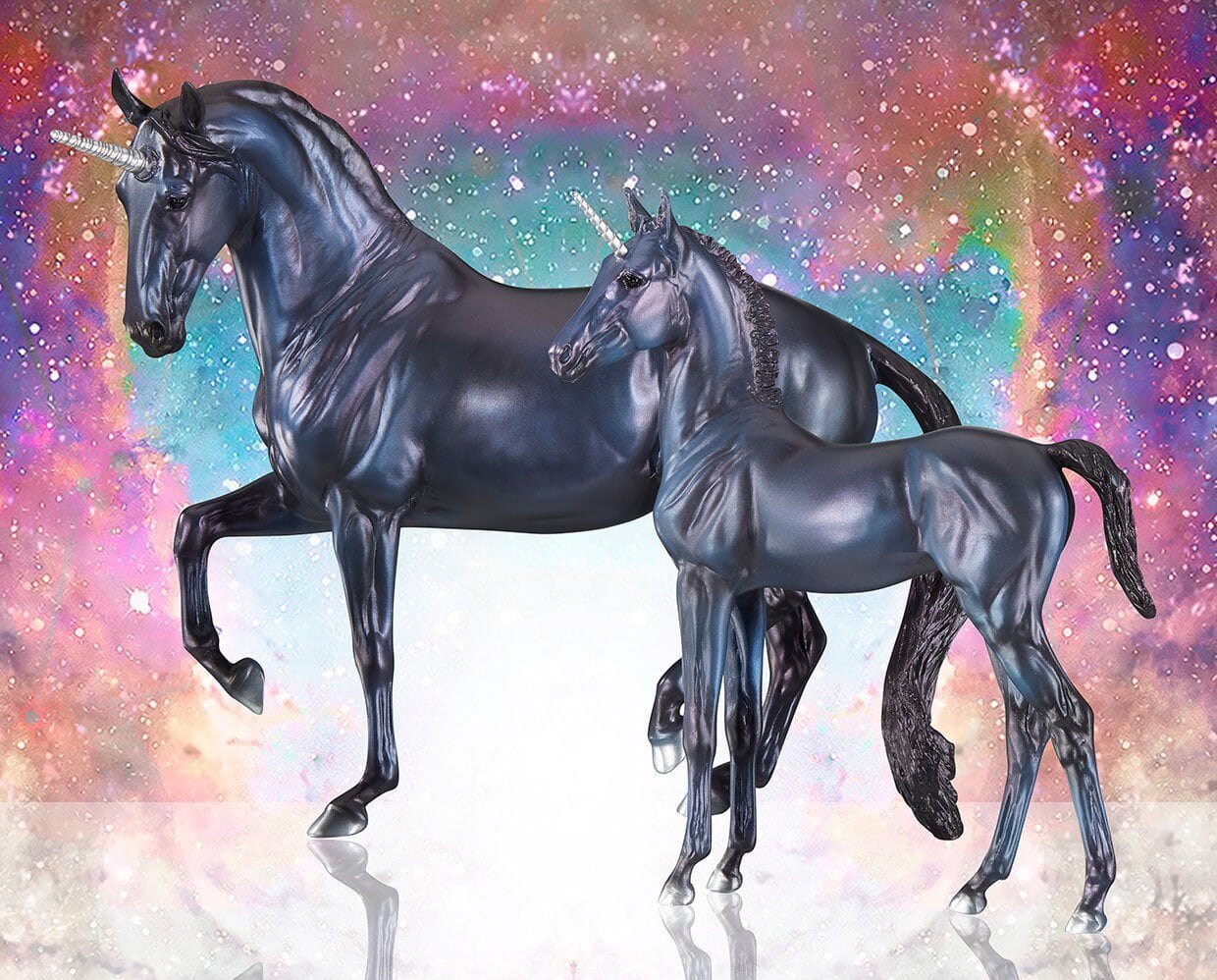 Bellatrix & Spica | Unicorn Mare & Foal Gift Set | Retired