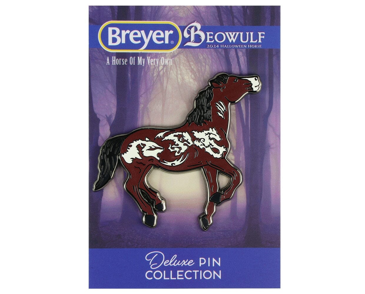 Beowulf Deluxe Enamel Pin | Retired - shown on packaging