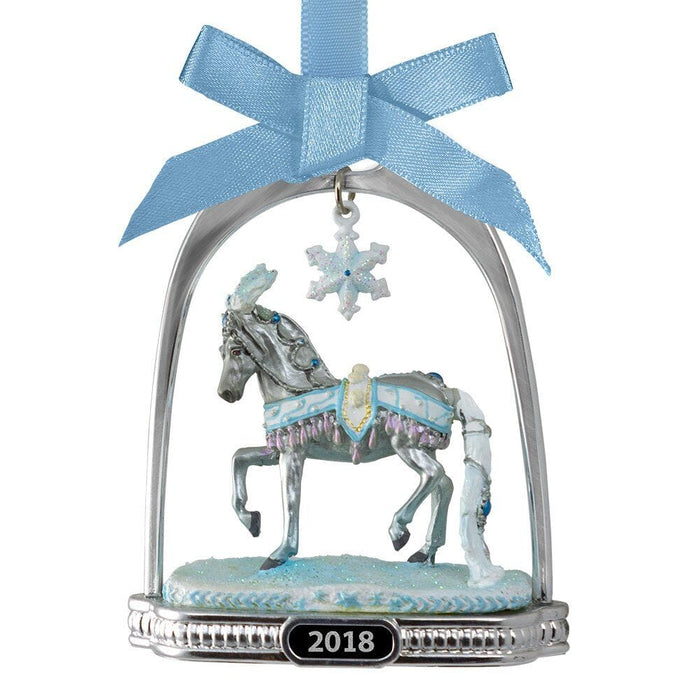 Celestine Holiday Horse Stirrup Ornament | Retired