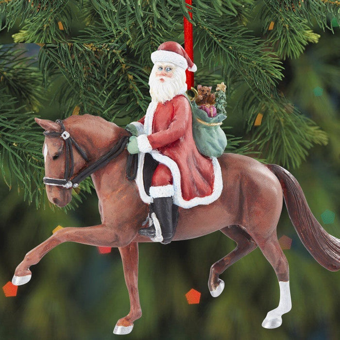 Dressage Santa Ornament | Retired