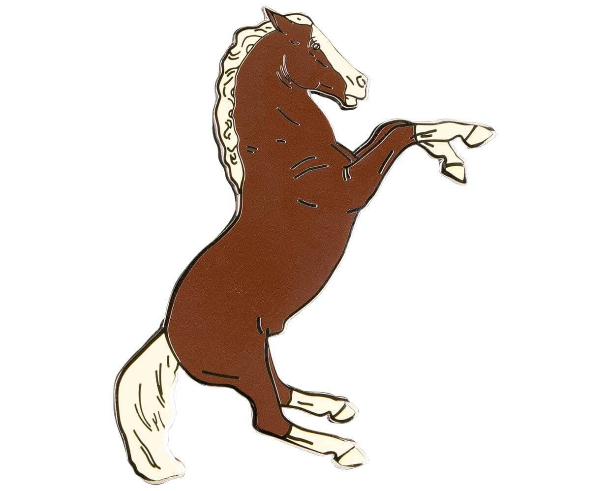 Fighting Stallion Mustang Enamel Pin | Retired