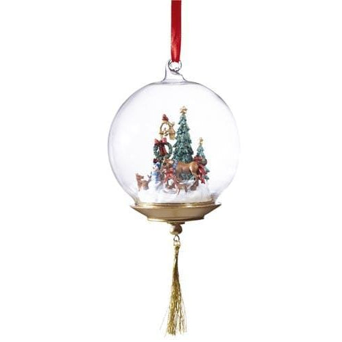 First Holiday Glass Globe Ornament | Retired