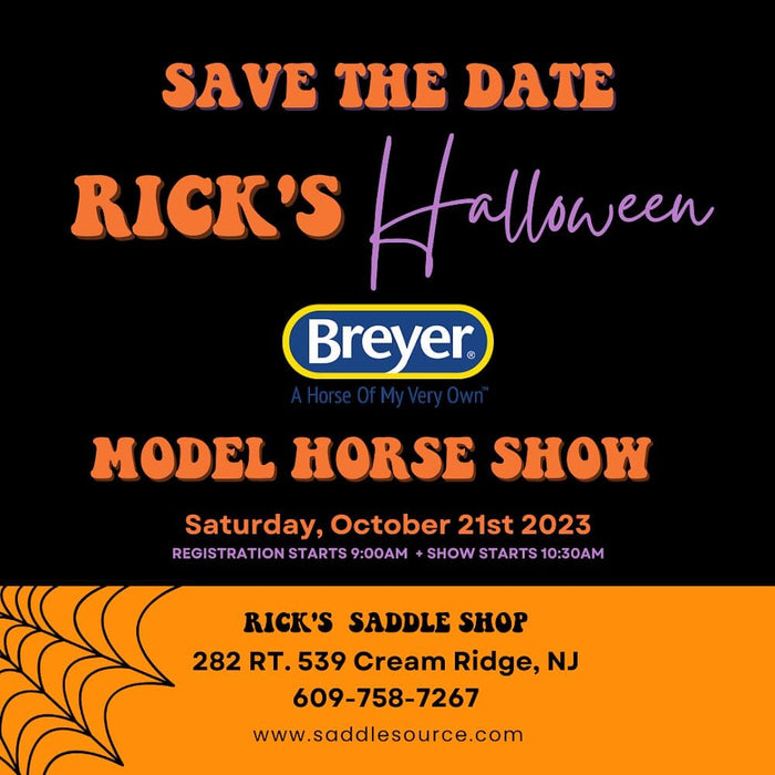 Halloween Model Horse Show at Rick's Saddle Shop