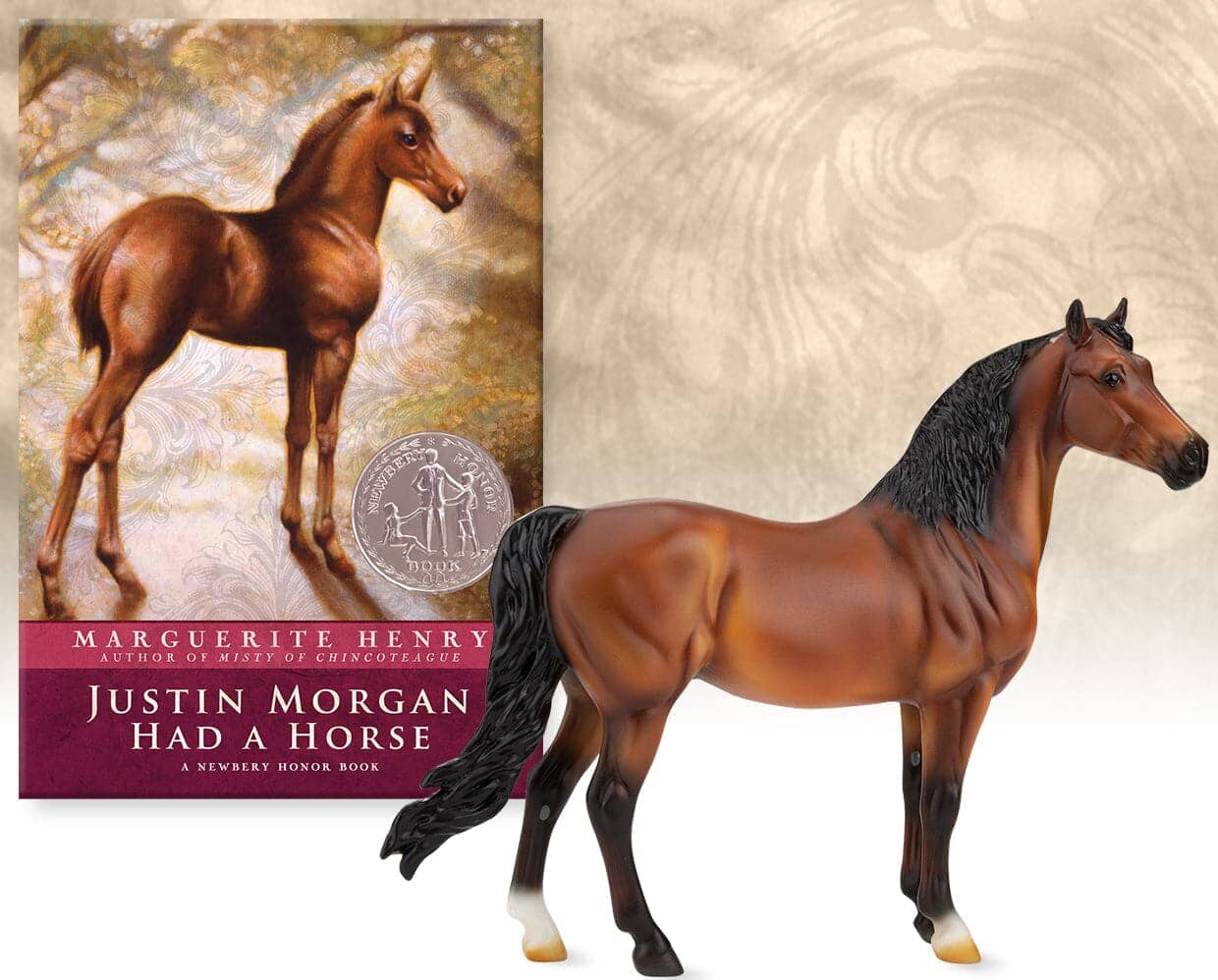 "Justin Morgan Had a Horse" Book & Horse Set | Retired