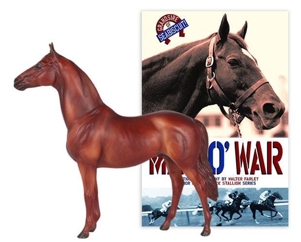 Man o' War Model and Book Set | Retired