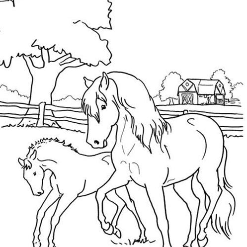 Coloring Pages — Page 2 — BreyerHorses.com