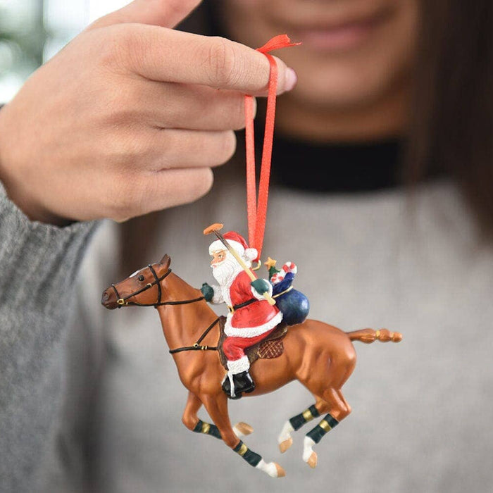 Polo Playing Santa | Santa Ornament | Retired