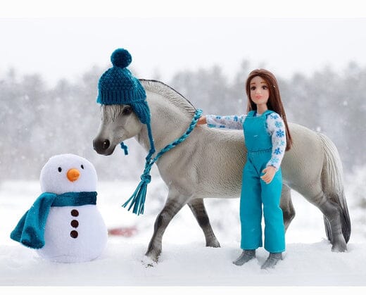 Pony Snow Day | Holiday Pony Playset - Tinsel | Retired