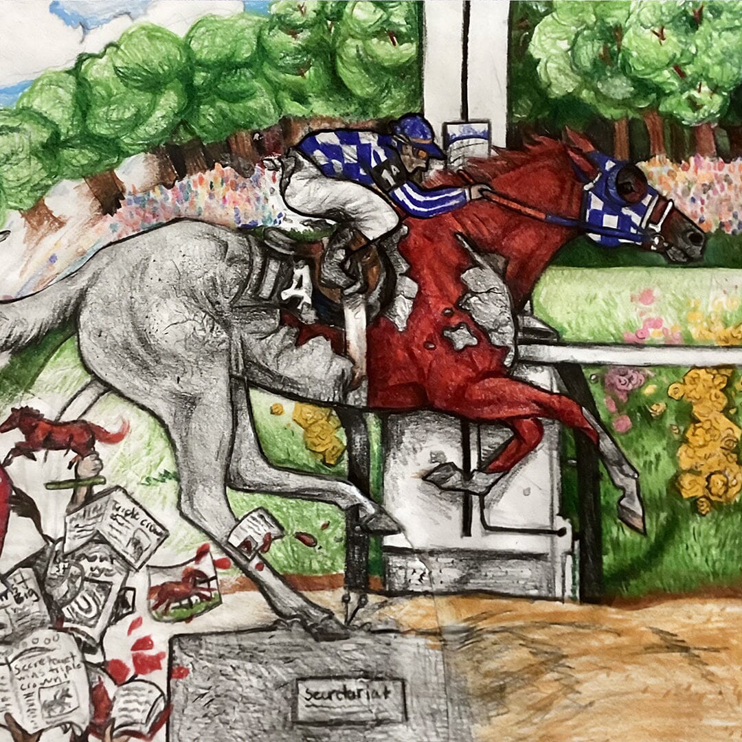 Secretariat Coloring Contest Winners