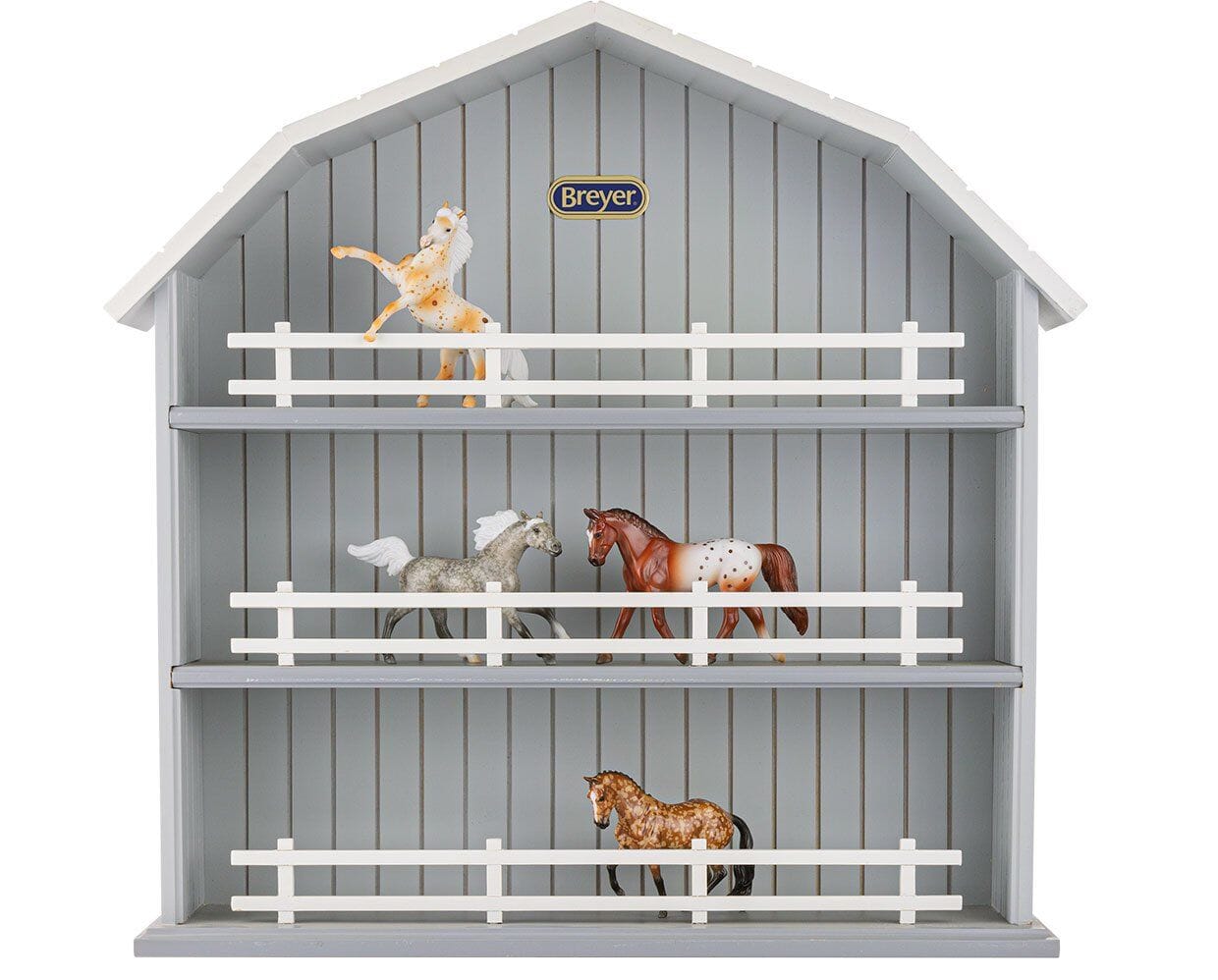 Stablemates Wood Shadowbox Barn Display | Retired