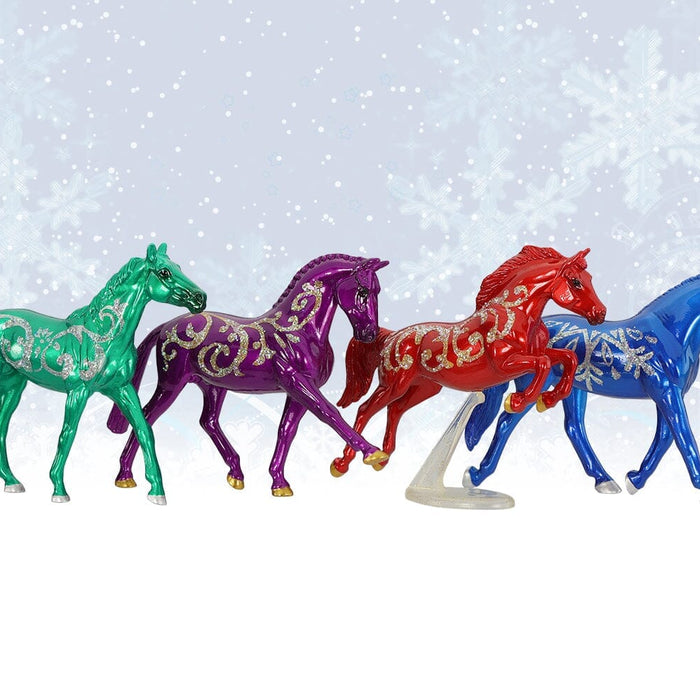 Swirls 'n Snowflakes | Stablemates® Limited Edition Holiday Blind Bags | Retired