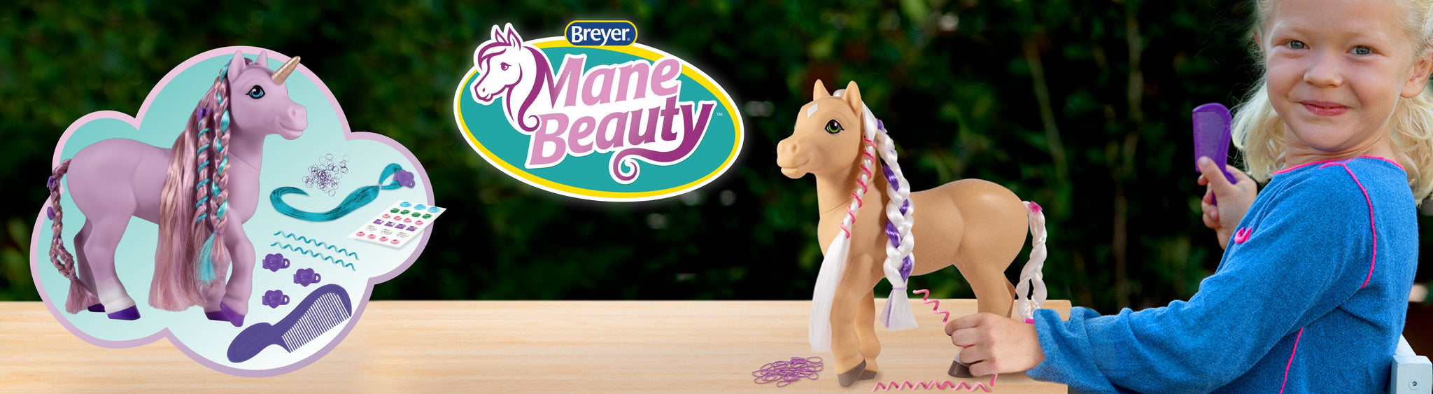 Breyer Mane Beauty Toy Model Horse Blaze Hair Styling Braiding