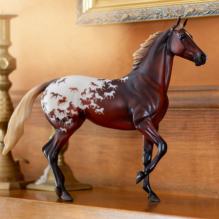 Sport Horse | Breyer 75th Anniversary standing on a mantel