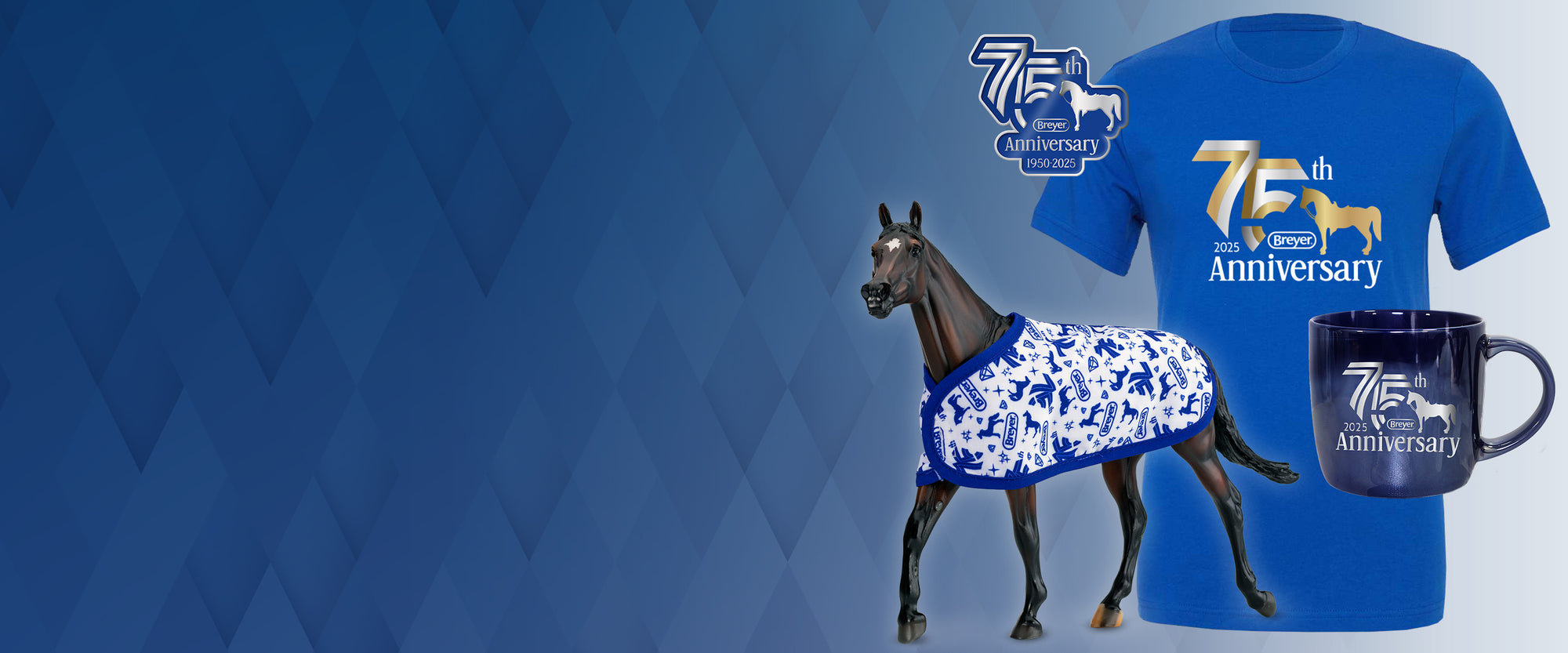 Breyer's 75th Anniversary Collection - featuring models, accessories, shirts and more!