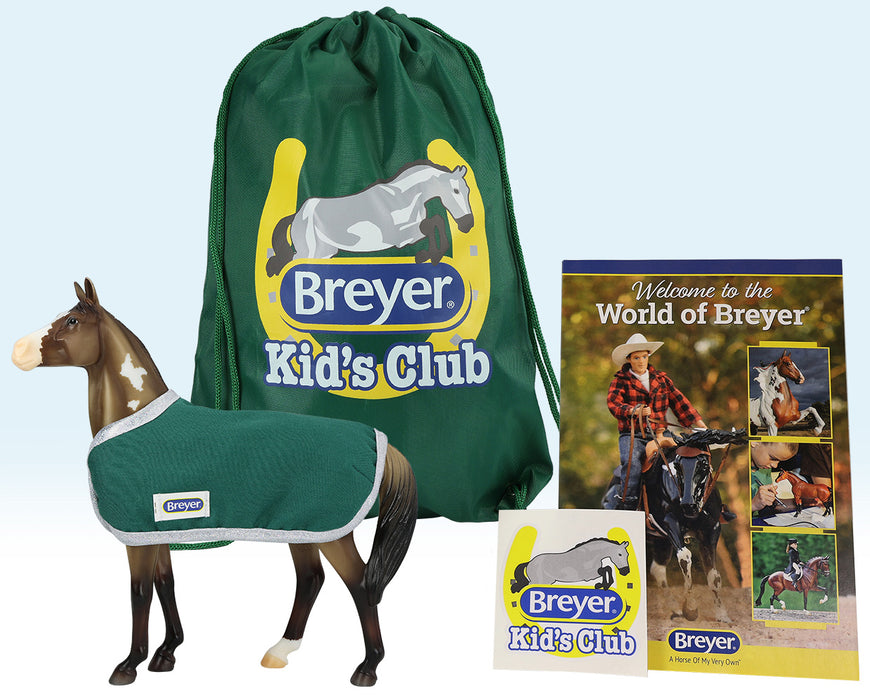 Breyer Kid’s Club Deluxe Membership featuring the Grulla Overo Pinto