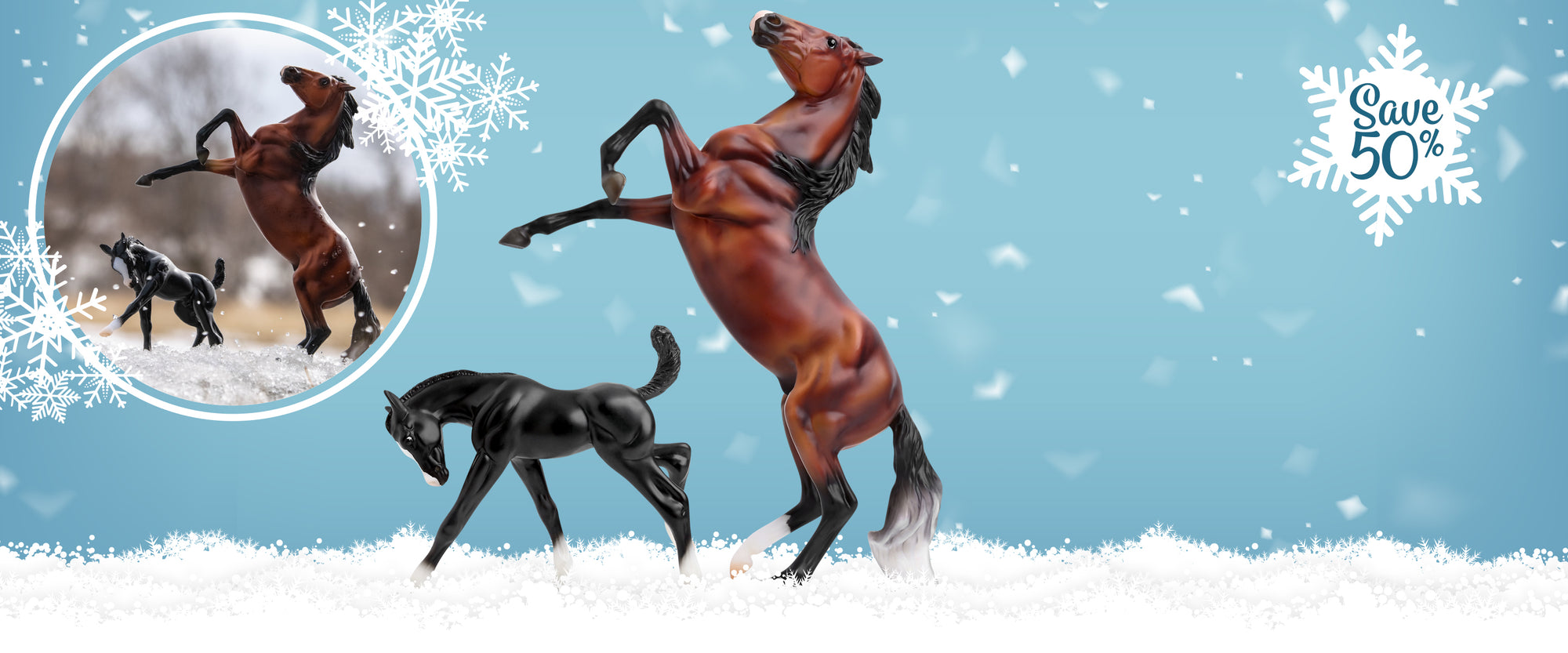 Save 50% on Paint Your Own Horses - Quarter Horse & Saddlebred