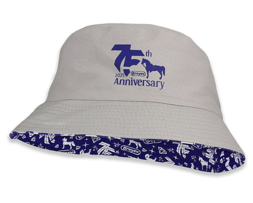 75th Anniversary Bucket Hat - Grey with Blue logo 