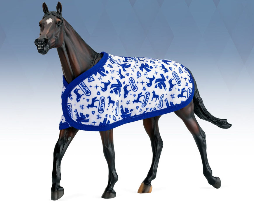 75th Anniversary Horse Blanket - White Pattern with Cody's Wish