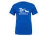 75th Anniversary T-Shirt shown on white background