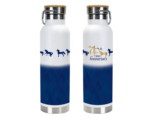 The front and back of the 75th Anniversary Water Bottle