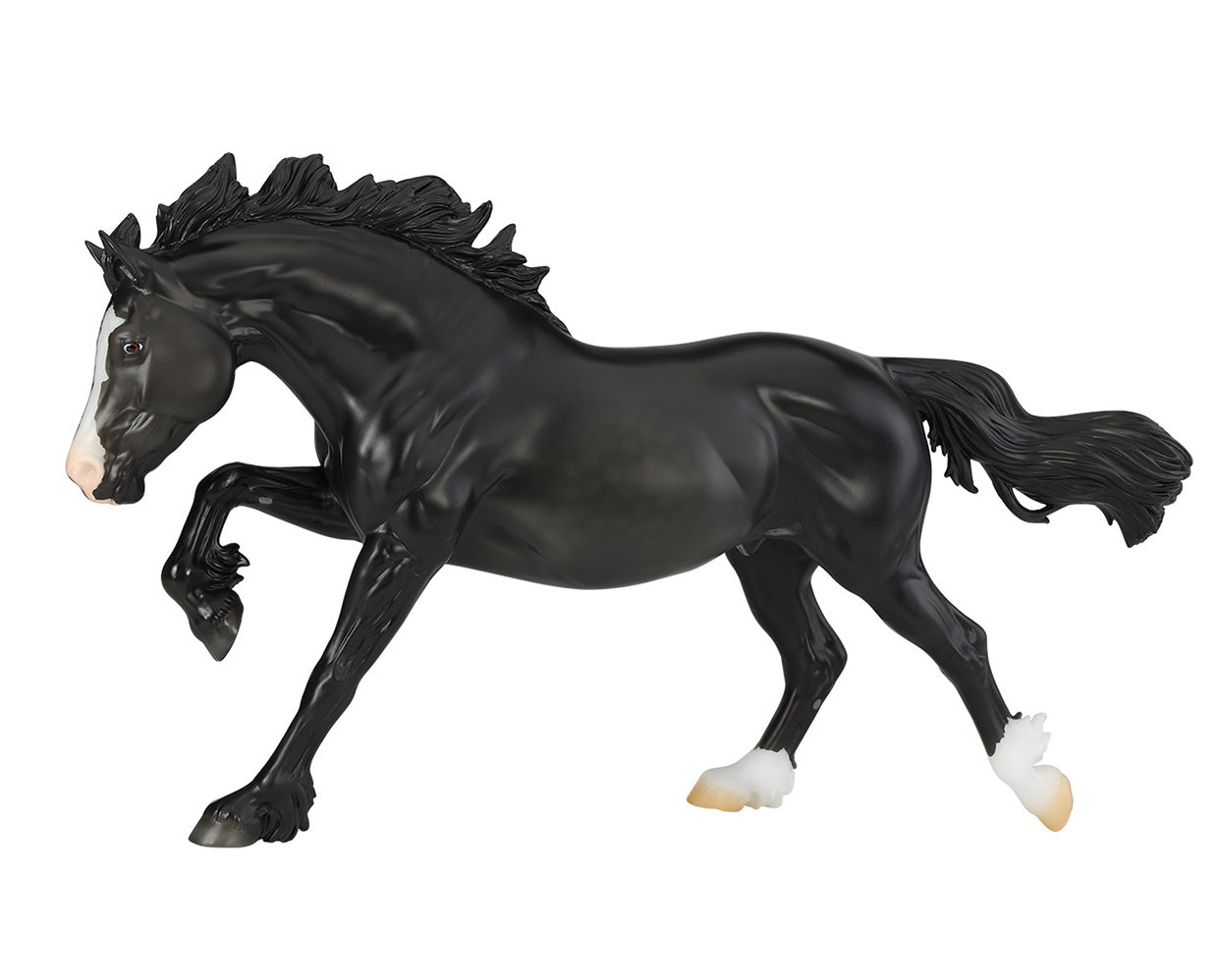 Halcyonia Night Life Breyer Model on a white background facing left