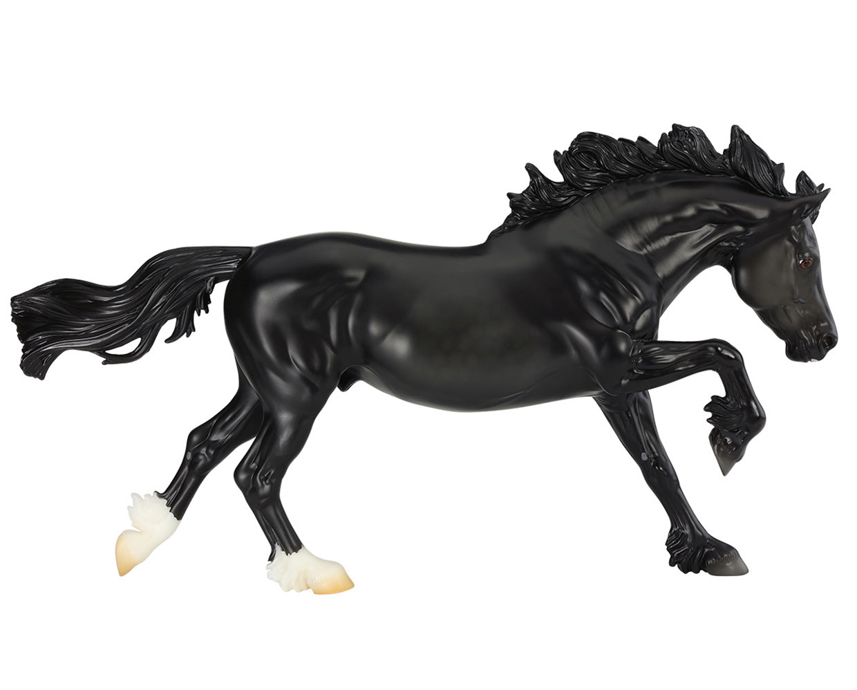 Halcyonia Night Life Breyer Model on a white background facing right