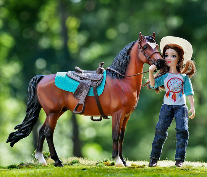 Shop the Freedom Collection - Cowgirl with horse