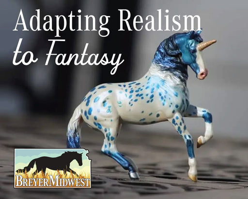 Adapting Realism to Fantasy | BreyerMidwest 2025 - Featuring a blue spotted model