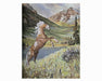 Album of Horses Book - Rearing Horse in the Mountains Painting