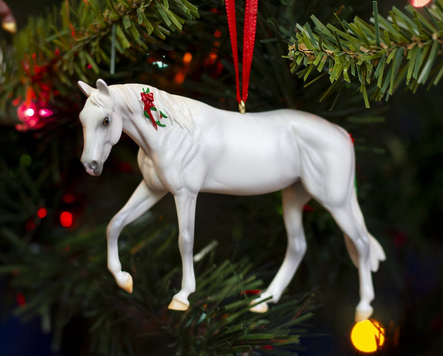 Breyer Beautiful Breeds - American Quarter Horse ornament on Christmas tree