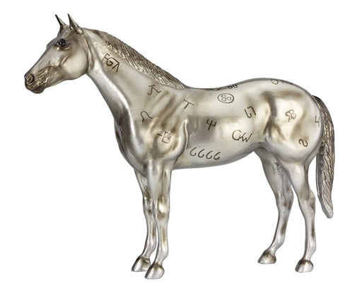 AQHA | 85th Anniversary Best Remuda Model facing left on white background