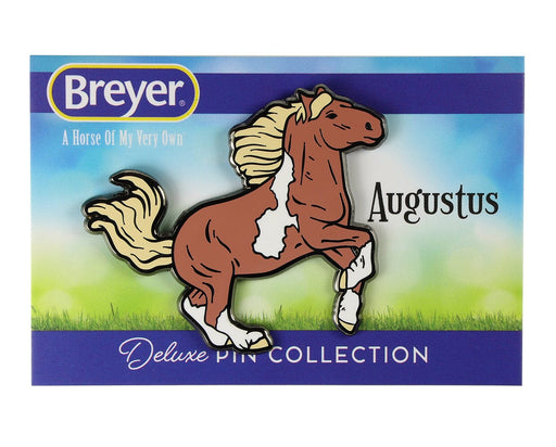 Augustus Deluxe Enamel Pin with backer