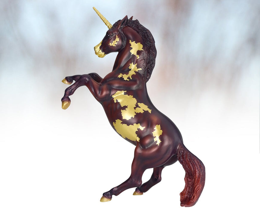 Auryn | Freedom Series Unicorn - rearing facing left