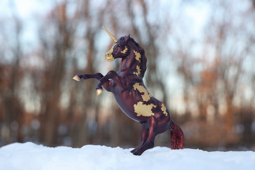 Breyer Auryn Freedom Series Unicorn in Snowy Woods