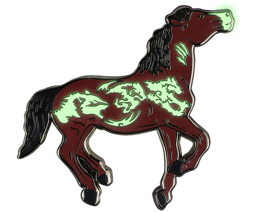 Beowulf Deluxe Enamel Pin - glowing