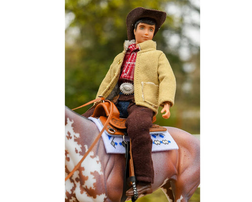 Cowboy Bryce riding a model