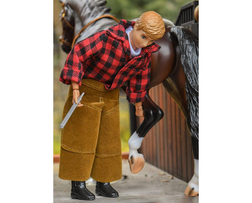 Farrier with Blacksmith Tools 8" Figure Model Breyer 