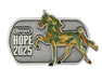 Hope 2025 Pin on white background