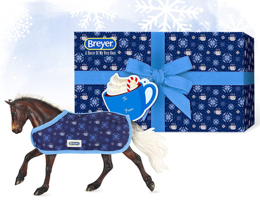 Pony for Christmas | Hot Cocoa shown with blanket and box