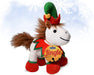 Jingle | 2024 Holiday Plush shown with it's tag on a snow background