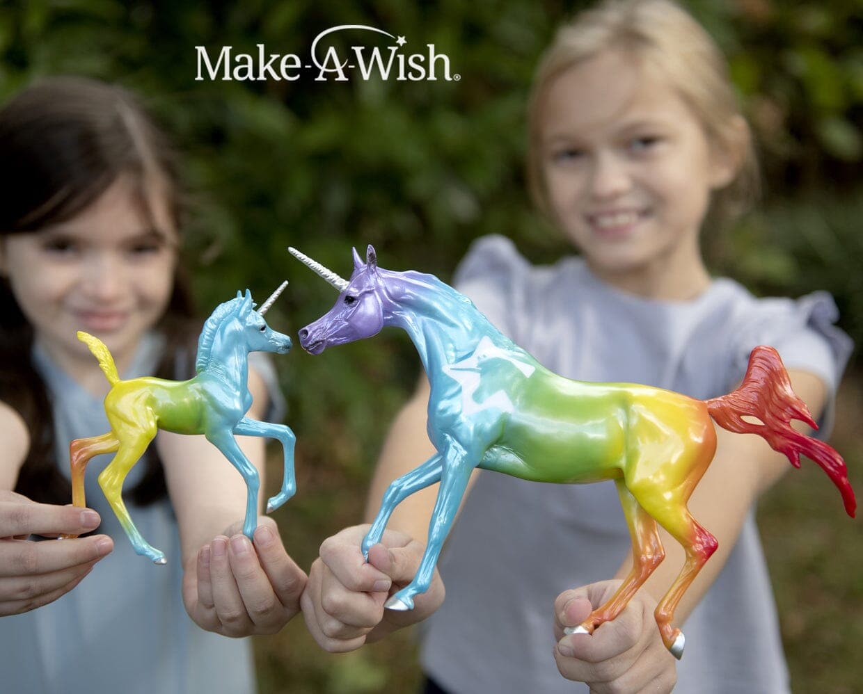 Shop the Hope Collection - Two Girls with Love & Hope with Make-A-Wish Logo