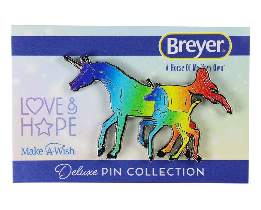 Love & Hope Deluxe Enamel Pin with backer