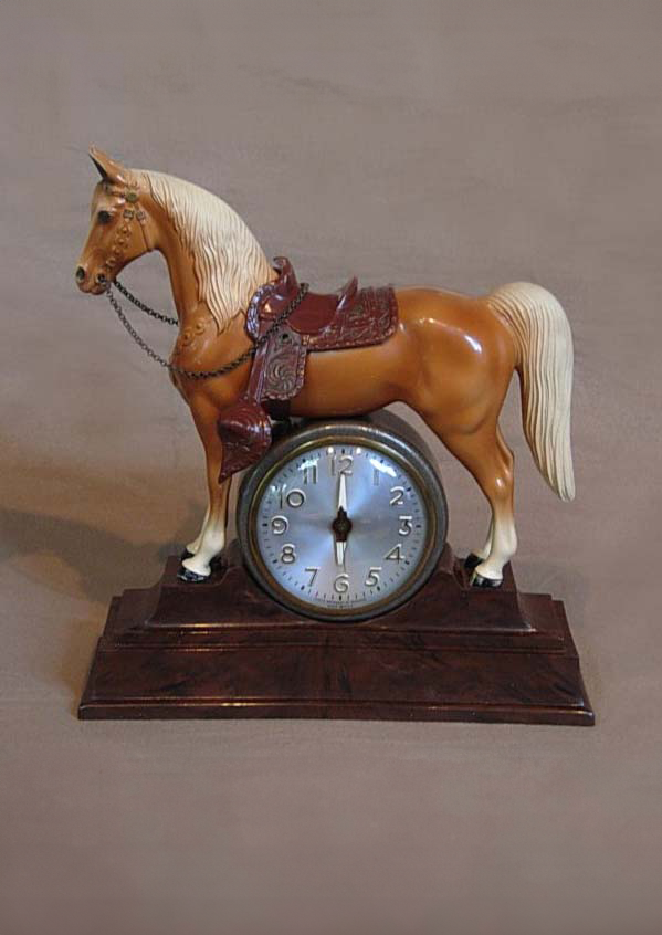 Photo of the Original Breyer Western Horse Clock