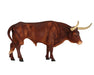 Texas Longhorn Bull | Breyer Animals facing right on a white background