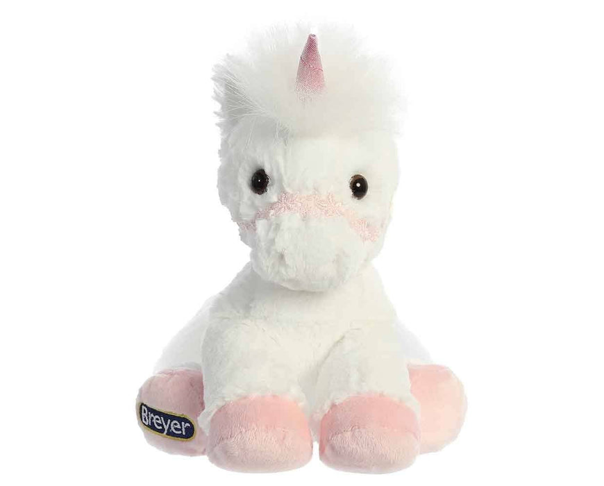 11" WHITE/PINK UNICORN Model Breyer 