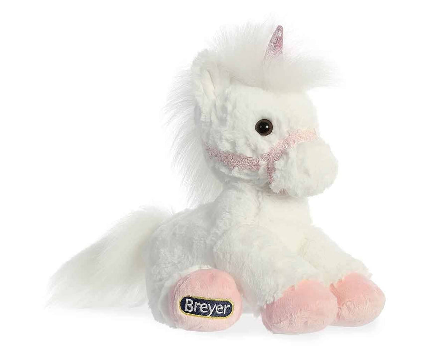 11" WHITE/PINK UNICORN Model Breyer 