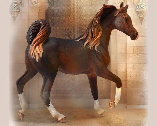 Breyer by CollectA Liver Chestnut Arabian Horse Figurine Model